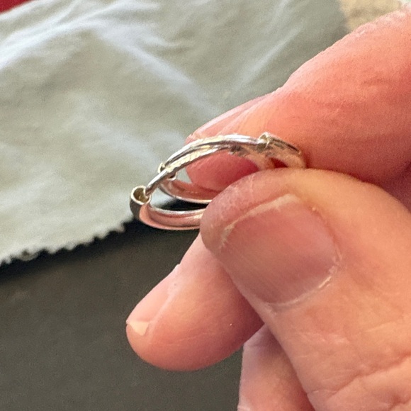 Classic 925 Silver Huggie Hoop Earrings - Picture 9 of 11